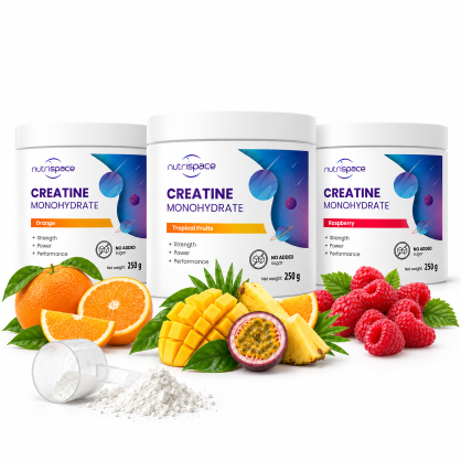 nutrispace Kreatyna Monohydrat 3x250g Zestaw 3 Smaki