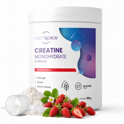 Suplement diety nutrispace kreatyna Stardust 500g smak poziomkowy