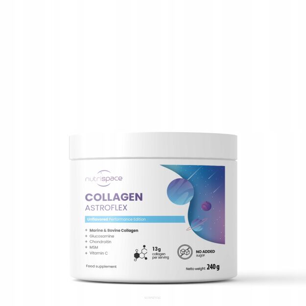 Kolagen na Stawy Naturalny 240g Proszek Regeneracja nutrispace Astroflex