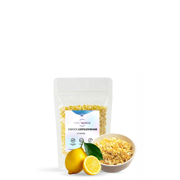Cytryna Liofilizowana Grys 100% Naturalna nutrispace 50 g