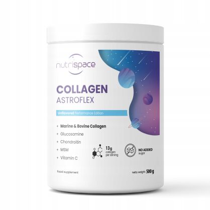 Kolagen Astroflex 500g Naturalny Proszek na Stawy Rybi Wołowy nutrispace
